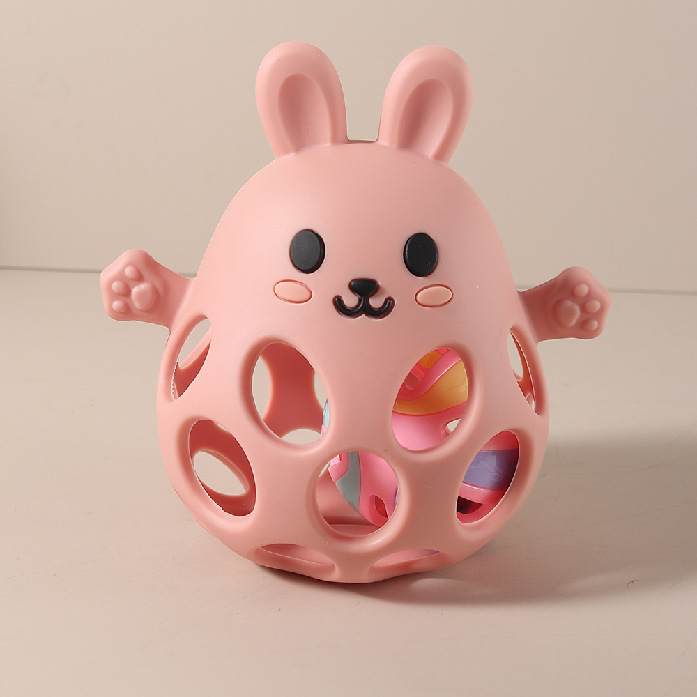 Baby Products List - ของเล่นเด็กกัดแทะรูปกระต่ายอ้วน 1 ชิ้น ของเล่นเขย่ารูปนกฮูกการ์ตูน ของเล่นซิลิโคนสำหรับดูแลสุขภาพฟันและเหงือก ป้องกันการกัดแทะ