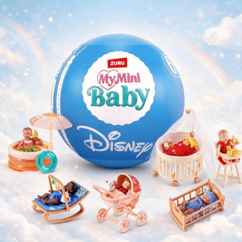 Baby Products Specials - ของเล่นตุ๊กตาบ้านตุ๊กตา Zuru Baby Ball รุ่นพิเศษ สีฟ้า