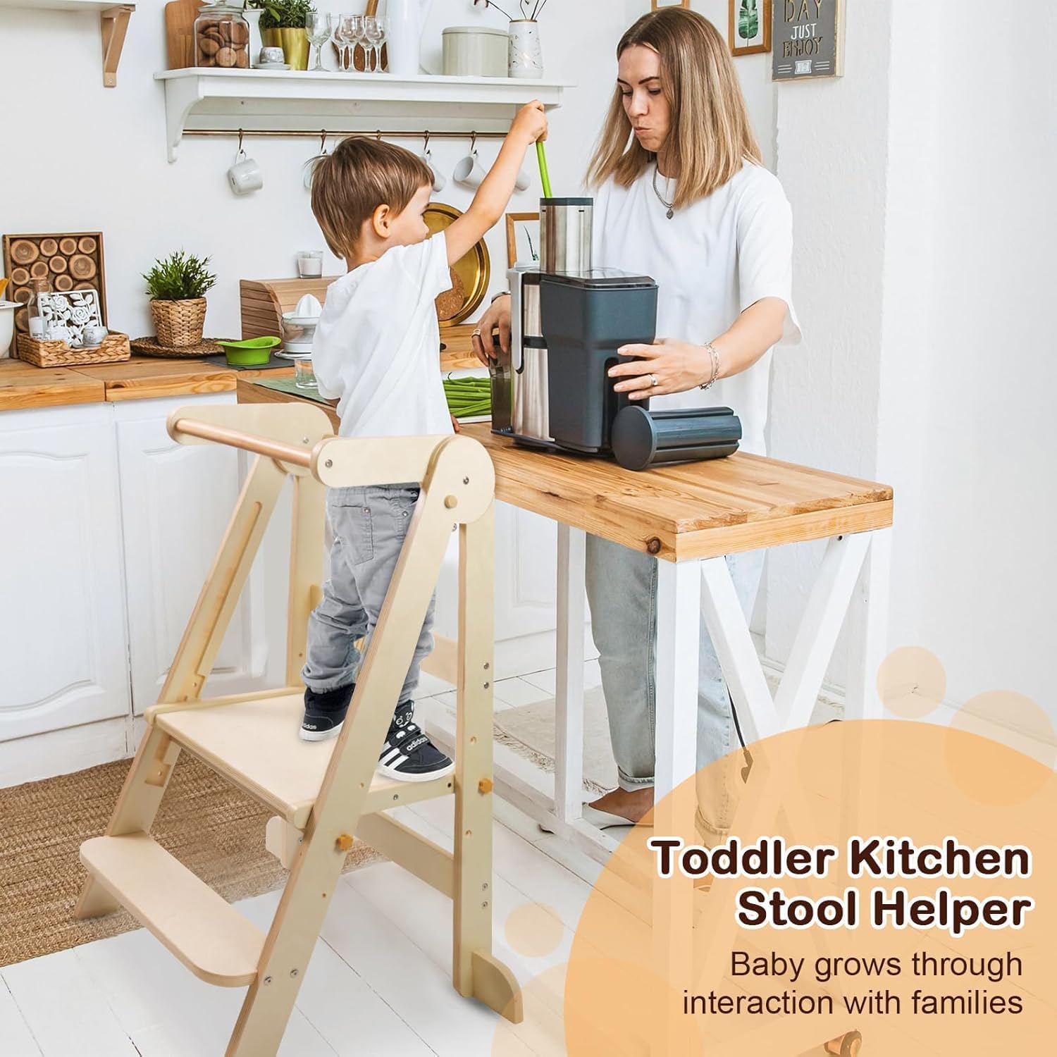 หอคอยครัวเด็กแบบพับได้, ตัวช่ว - Toddler Learning Tower บทวิจารณ์และราคา