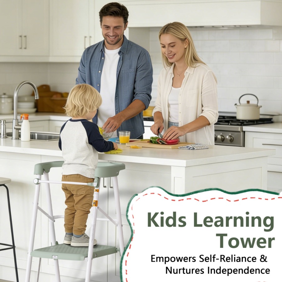 เก้าอี้เด็กแบบพับได้สำหรับห้อง - Toddler Learning Tower บทวิจารณ์และราคา