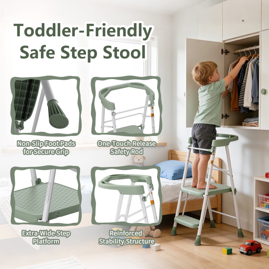 เก้าอี้เด็กแบบพับได้สำหรับห้อง - Toddler Learning Tower บทวิจารณ์และราคา