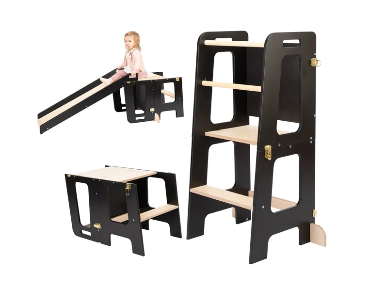 เก้าอี้เด็กแบบพับได้ หอคอยช่วย - Toddler Learning Tower บทวิจารณ์และราคา