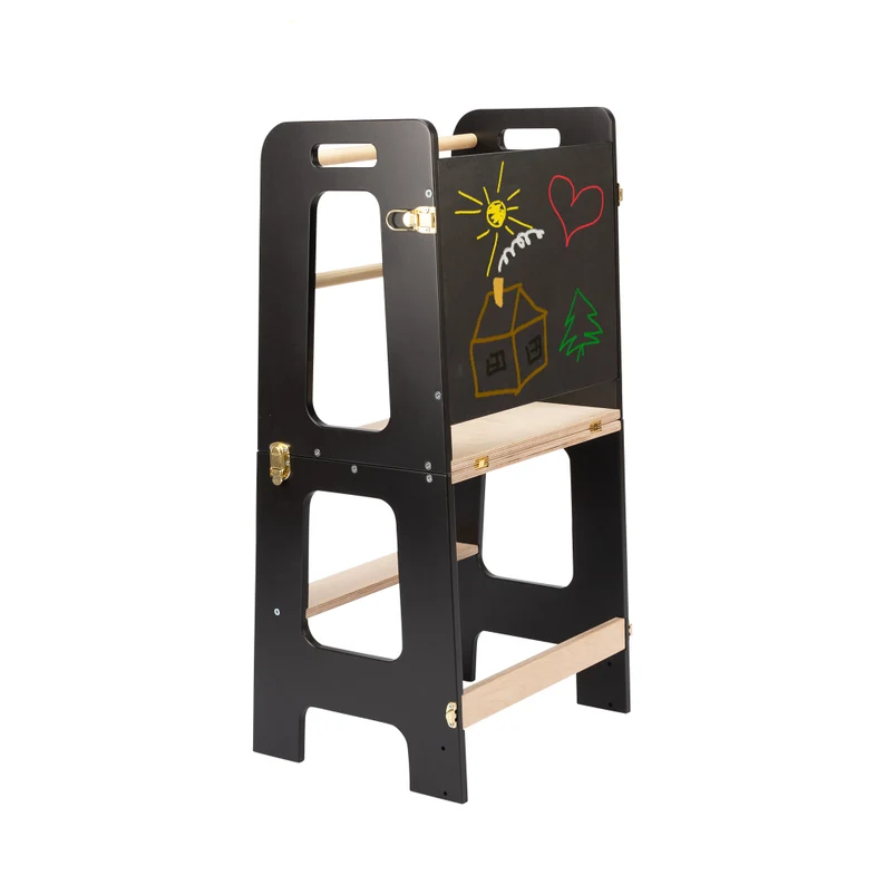 เก้าอี้เด็กแบบพับได้ หอคอยช่วย - Toddler Learning Tower บทวิจารณ์และราคา
