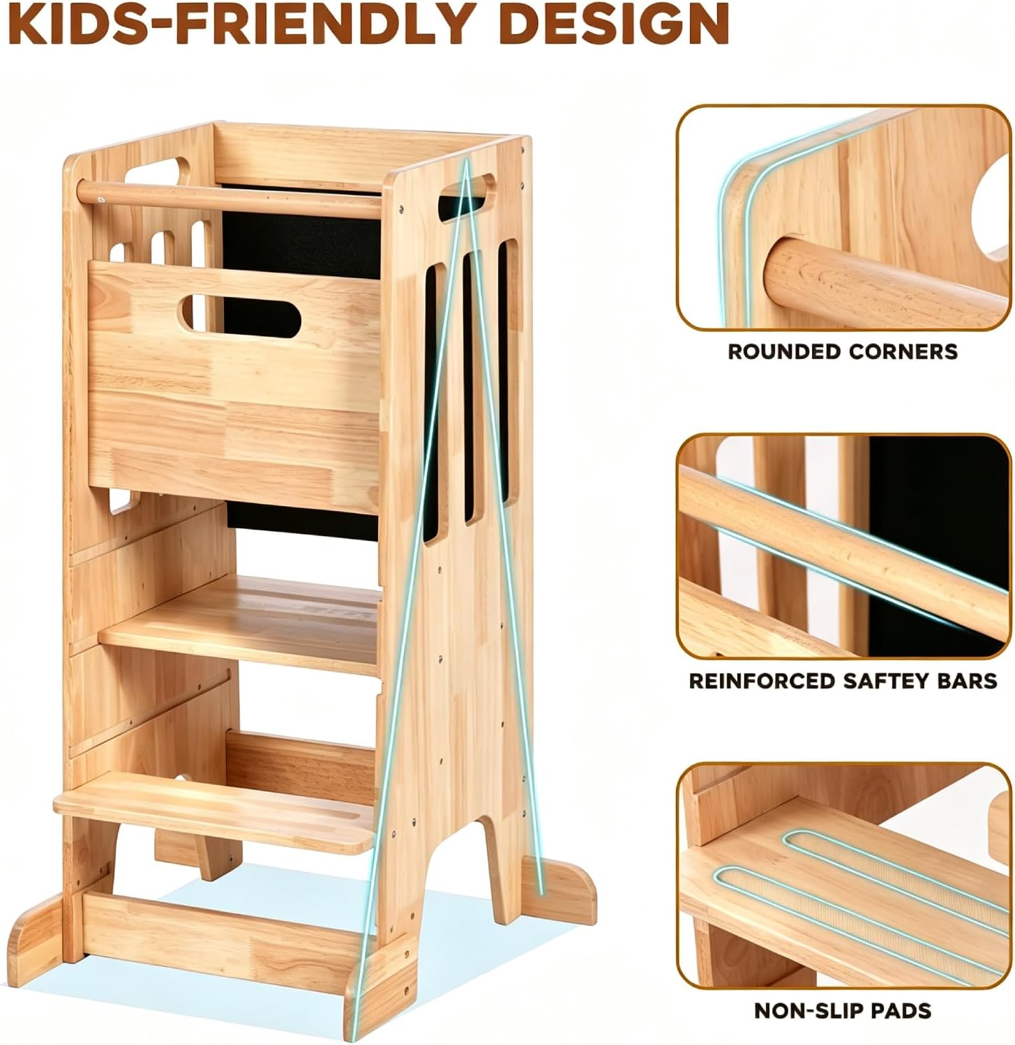 แท่นยืนสำหรับเด็กเล็ก, เก้าอี้ - Toddler Learning Tower บทวิจารณ์และราคา