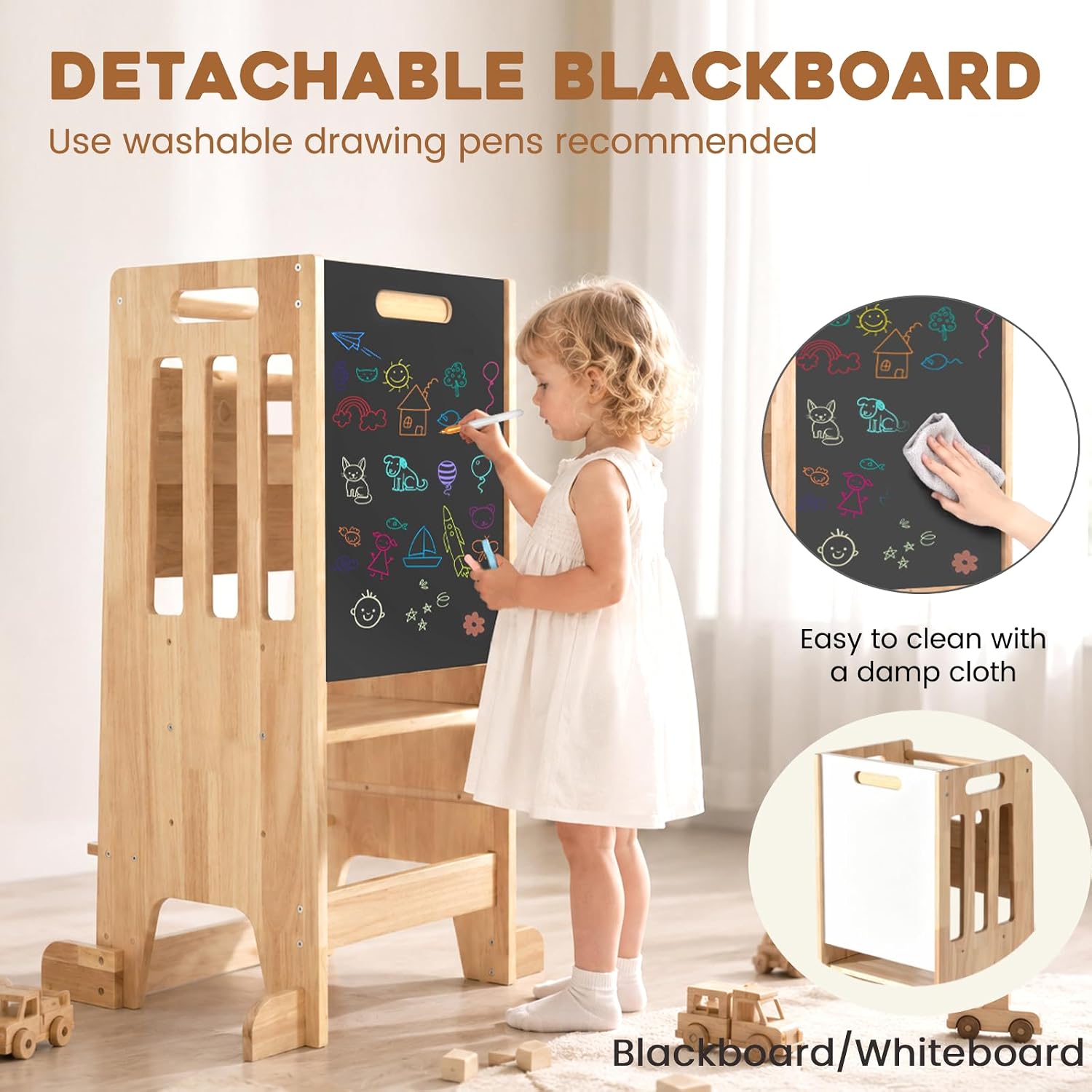 แท่นยืนสำหรับเด็กเล็ก, เก้าอี้ - Toddler Learning Tower บทวิจารณ์และราคา