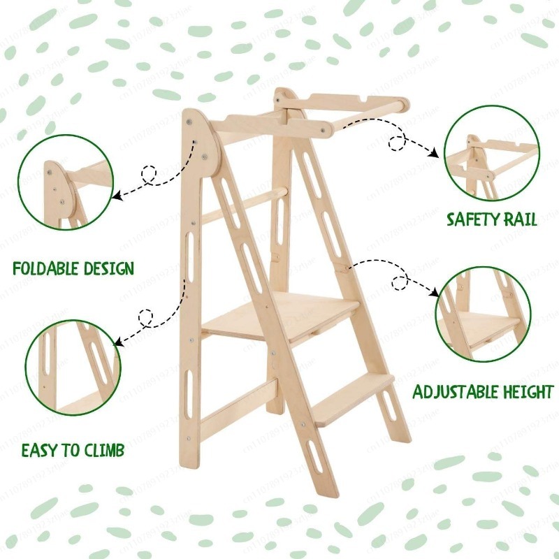 หอคอยช่วยเด็กในครัว แบบพับได้  - Toddler Learning Tower บทวิจารณ์และราคา