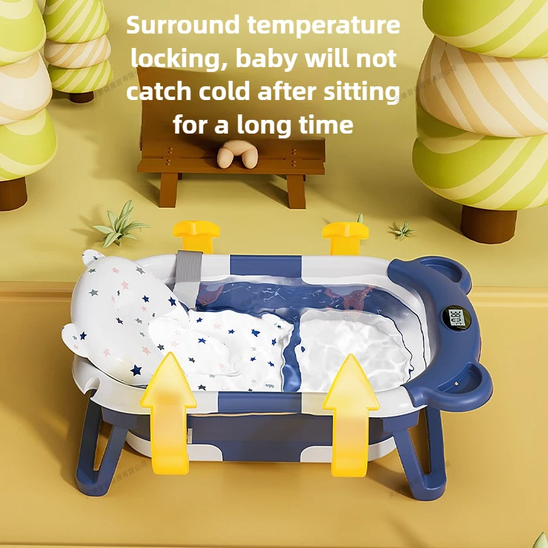 อ่างอาบน้ำเด็กแบบพับได้ จอแสดง - Baby Products For Newborn บทวิจารณ์และราคา