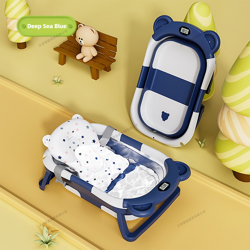 อ่างอาบน้ำเด็กแบบพับได้ จอแสดง - Baby Products For Newborn บทวิจารณ์และราคา