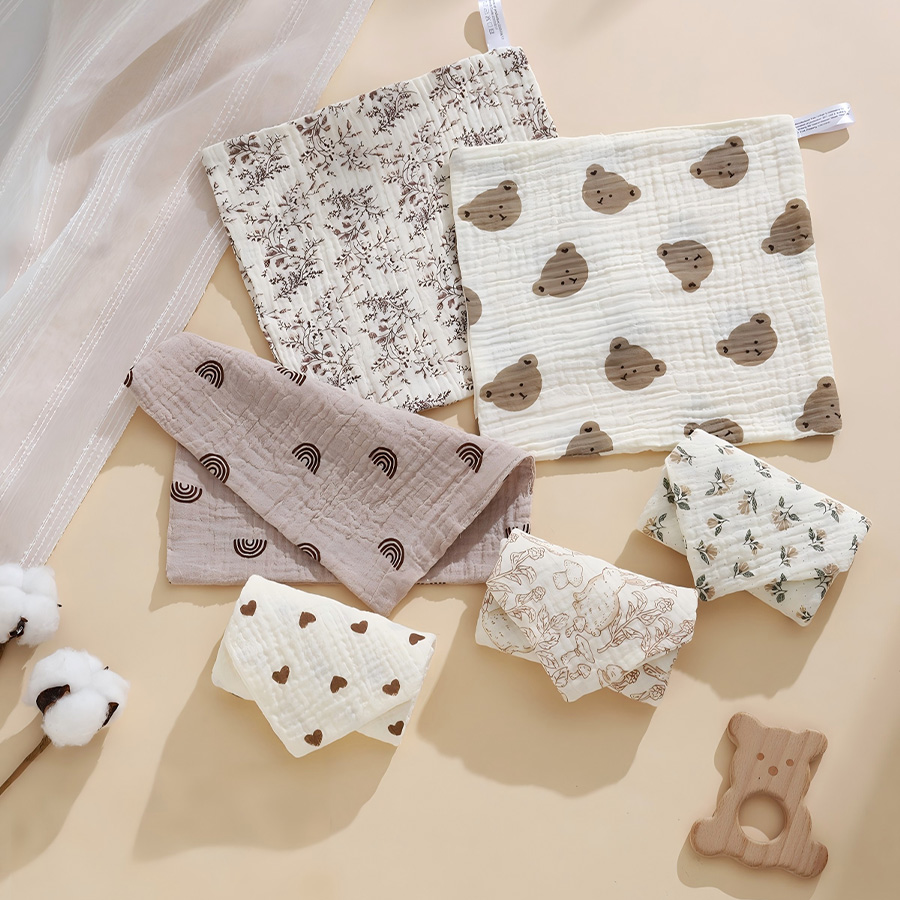ผ้าก๊อซทรงสี่เหลี่ยม 3/5 ชิ้น, - Baby Products For Face บทวิจารณ์และราคา